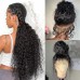 Deep Wave Transparent 360 Lace Front Wig Human Hair Wigs